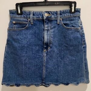 Joe's Jeans Blue Denim Mini Skirt